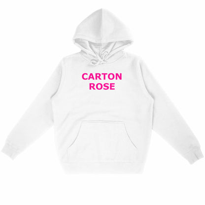 Sweat à capuche Carton rose