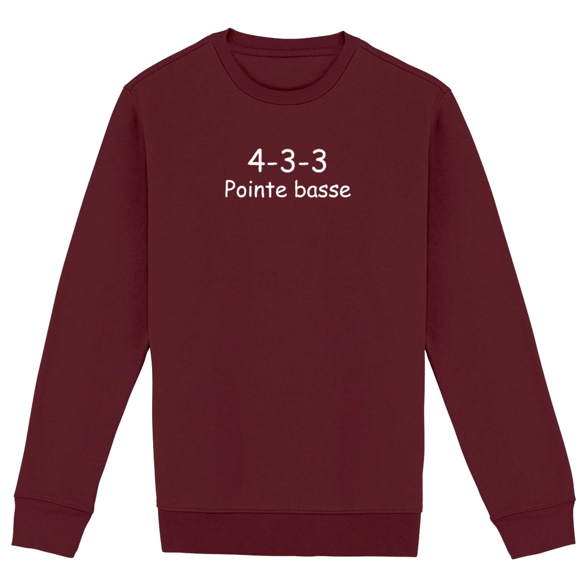 Sweat 4-3-3 Pointe basse