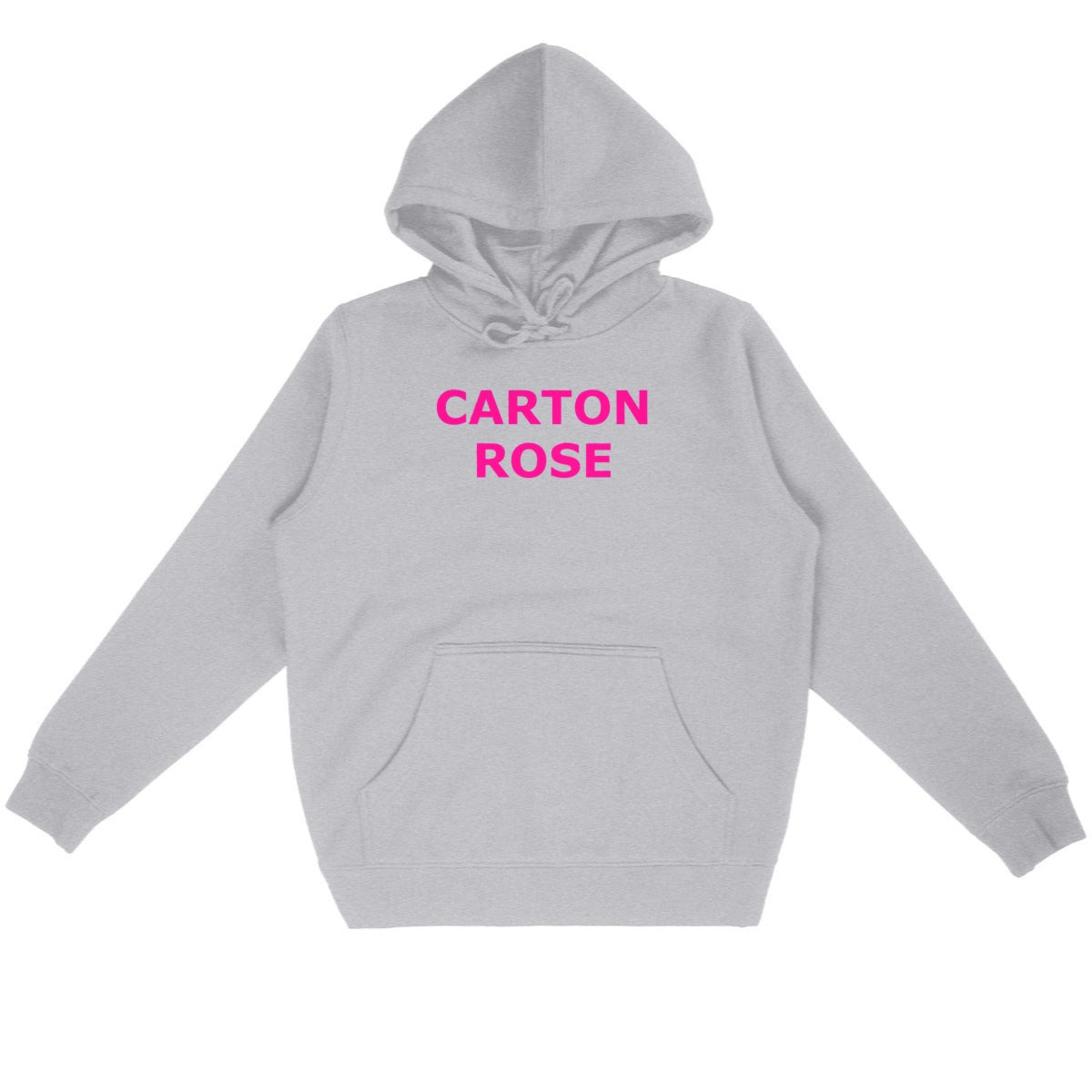 Sweat à capuche Carton rose