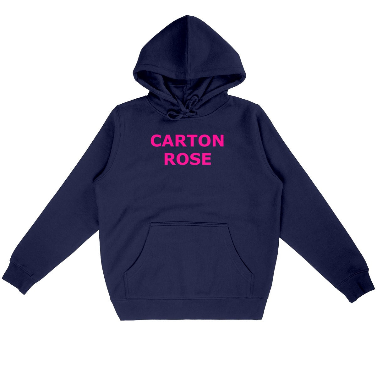 Sweat à capuche Carton rose