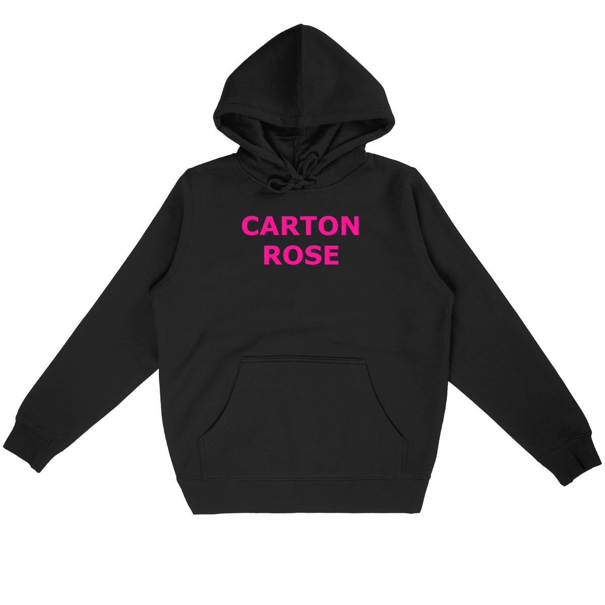 Sweat à capuche Carton rose